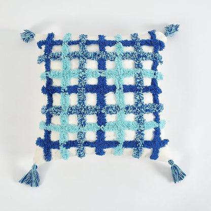 Modern Geometric Hand-Tufted Cushion Covers - 16*16 inches Set of 2 (TFB)