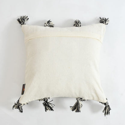 Monochrome Diamond Hand-Tufted Cushion Covers - 16*16 inches Set of 2 (TFB)