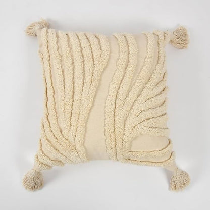Minimalist Neutral Hand-Tufted Cushion Covers - 16*16 inches Set of 2 (TFB)