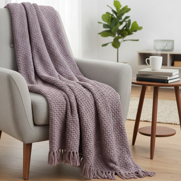 Bubble Textured Lightweight Throws - 50*60 inches (TFB)
